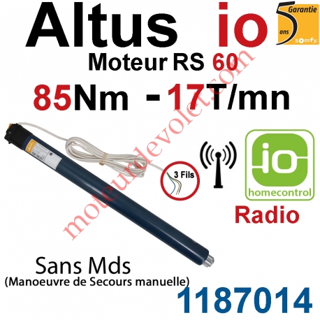 Moteur Altus 85/17 io Radio Home Control RS 60 sans Mds