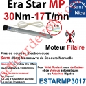 Moteur Nice Filaire Era Star MP 30/17 Avec FdC Electroniques Réglables Automatiquement Série M (Medium ø45mm)