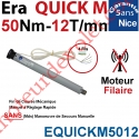 Moteur Nice Filaire Era Quick M 50/12 Avec FdC Manuels Instantanés Série M (Medium ø45mm)