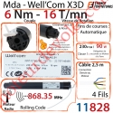 Moteur Mda Wellcom  Radio X3D 6/16