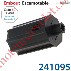 Embout Escamotable Octo 60 Bubendorff Crabot Mâle pour Entraînement Treuil