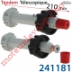 Tandem Télescopique libre à Collerette pour Tube Octo 60 Bubendorff