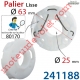 Palier Lisse MD D25 Bubendorff