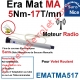Moteur Nice Radio Era Mat MA 5/17 Av FdC Electro & Fréquence 433,92MHz Rolling Code Série M (Medium ø45mm)