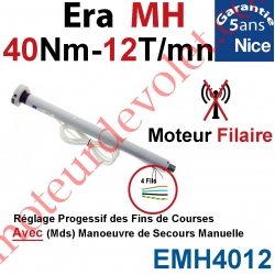 Moteur Nice Filaire Era MH 40/12 Av FdC Manuels M 50 Avec Mds