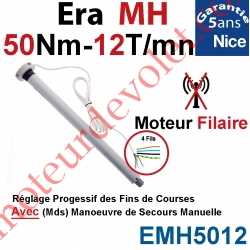 Moteur Nice Filaire Era MH 50/12 Av FdC Manuels M 50 Avec Mds