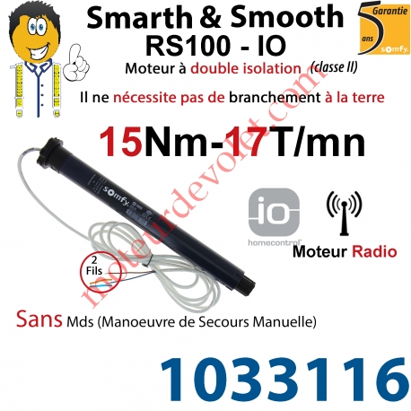 Moteur RS100 15/17 io Smart&Smooth LT 50 sans Mds