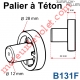 Palier à Téton ø 12 - ø Ext 28 en Polyacéthal