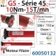 Moteur Gaviota Filaire GS-10/15 Série 45 Fins de Courses Progressifs sans Mds
