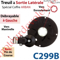 Treuil Sortie Latérale Gauche Hexa 7 - Crabot Zf Avec FdC Arban Grosfilex