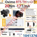 Moteur Oximo 20/17 TH Rts (Tête Etroite) LT 50 sans Mds