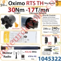 Moteur Oximo 30/17 TH Rts (Tête Etroite) LT 50 sans Mds