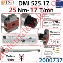Moteur Filaire Avec Mds T5 Dmi 25/17 Avec FdC à Réglage Progressif