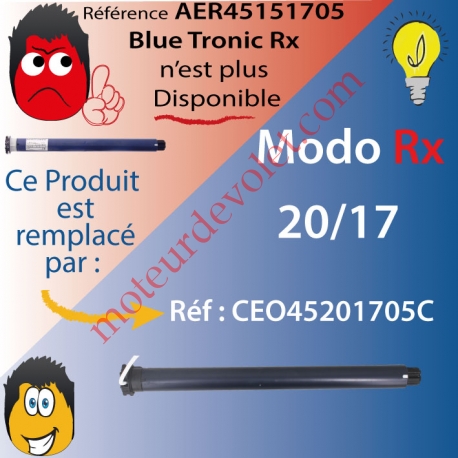 Moteur Cherubini 15/17 Blue Tronic Rx ø 45 sans Mds  Remplacé par Modo 20 rx