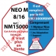 Moteur Nice Filaire Néo M 8/16 M 50  remplacé par KIT NM15000REMP