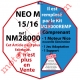 Moteur Nice Filaire Néo M 15/16 M 50, remplacé par NM28000REMP