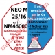 Moteur Nice Filaire Néo M 25/16 M 50 rempacé par NM46000REMP