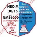 Moteur Nice Filaire Néo M 30/16 M 50, remplacé par NM56000REMP
