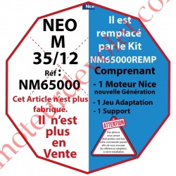 Moteur Nice Filaire Néo M 35/12 M 50