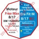 Moteur Nice Radio Free-Max 8/17 Av FdC Electro & Fréquence 433,92MHz Rolling Code M 50, Remplacé par Réf EFITM817BD