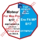 Moteur Nice Radio For-Max-Pro 8/17 Av FdC Electro & Fréquence 433,92MHz Rolling Code M 50, Remplacé par EFITMP817