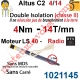 Moteur Altus C2 4/14 Rts Sans Carré LS 40 sans Mds Double Isolation Classe II