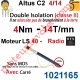 Moteur Altus C2 4/14 Rts Avec Carré 10 LS 40 sans Mds Double Isolation Classe II