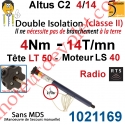 Moteur Altus C2 4/14 Rts Avec Tête LT 50 sans Mds Double Isolation Classe II
