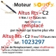 Moteur Altus C2 9/14 Rts Sans Carré LS 40 sans Mds Double Isolation Classe II