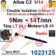 Moteur Altus C2 9/14 Rts Avec Tête LT 50 sans Mds Double Isolation Classe II