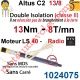 Moteur Altus C2 13/8 Rts Sans Carré LS 40 sans Mds Double Isolation Classe II