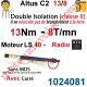Moteur Altus C2 13/8 Rts Avec Carré 10 LS 40 sans Mds Double Isolation Classe II