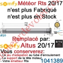 Moteur Météor 20/17 Rts ou Rts2 LT 50 sans Mds  remplacé par l'Altus 20/17