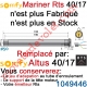 Moteur Mariner 40/17 Rts ou Rts2 LT 50 sans Mds remplacé par l'Altus 40/17