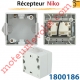 Inverseur Niko Etanche ip 55 en Applique à Pression Maintenue , remplacé par 1800435