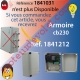 Armoire Ax230 NS pour Commander 2 moteurs 230 vca Récepteur Rts Incorporé