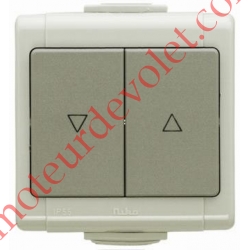 Inverseur Niko Etanche ip 55 en Applique à Position Fixe  (remplacé par ENN35041)