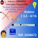Moteur Filaire Avec FdC à Réglage Progressif 4/12 sans Carré T3,5 sans Mds, remplacé par le 4/16
