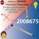 Moteur Filaire Avec FdC à Réglage Progressif 13/8 sans Carré T3,5 sans Mds, remplacé par la réf 2008675