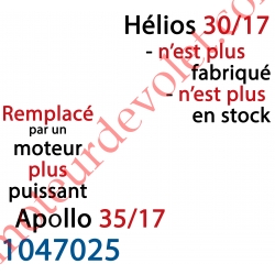 Moteur Hélios 30/17 LT 50 sans Mds