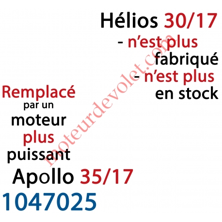 Moteur Hélios 30/17 LT 50 sans Mds