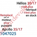 Moteur Hélios 30/17 LT 50 sans Mds